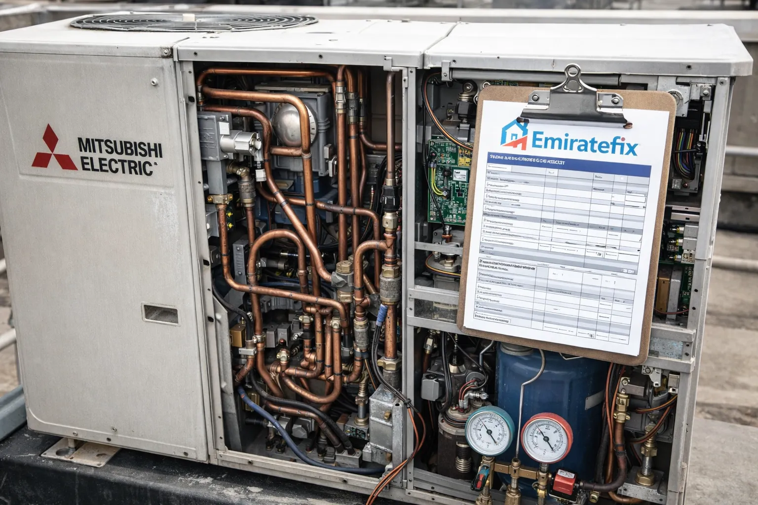 Mitsubishi AC Repair In Sharjah