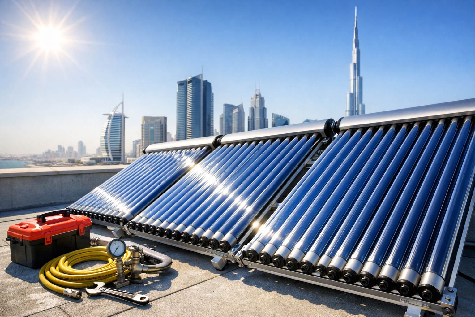 Water Heater Repair in Dubai Solar and central heater