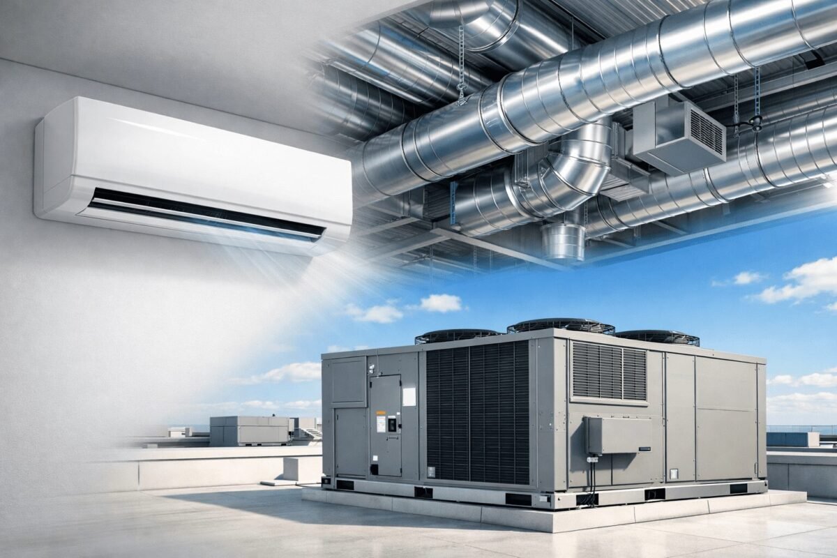 AC installation in Dubai Package, central and Duct