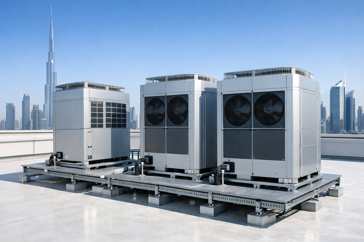 AC installation in Dubai Package, central and Duct